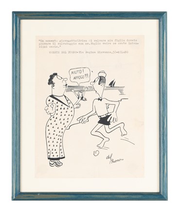  Autori vari : Lotto composto di 5 vignette satiriche.  Giorgio. Forattini  (Roma, 1931), Oreste Del Buono  (Poggio, 1923 - Roma, 2003), Giovanni Manca  - Asta Arte Antica, Moderna e Contemporanea - Libreria Antiquaria Gonnelli - Casa d'Aste - Gonnelli Casa d'Aste