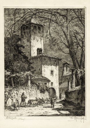  Autori vari : Lotto composto di 3 incisioni.  Francesco Mennyey  (Torino, 1889 - 1950), Giovanni Fattori  (Livorno, 1825 - Firenze, 1908), Ernesto Rayper  (Genova, 1840 - Gameragna di Stella, 1873)  - Asta Arte Antica, Moderna e Contemporanea - Libreria Antiquaria Gonnelli - Casa d'Aste - Gonnelli Casa d'Aste