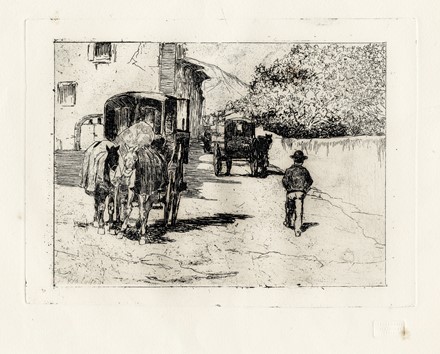  Autori vari : Lotto composto di 3 incisioni.  Francesco Mennyey  (Torino, 1889 - 1950), Giovanni Fattori  (Livorno, 1825 - Firenze, 1908), Ernesto Rayper  (Genova, 1840 - Gameragna di Stella, 1873)  - Asta Arte Antica, Moderna e Contemporanea - Libreria Antiquaria Gonnelli - Casa d'Aste - Gonnelli Casa d'Aste