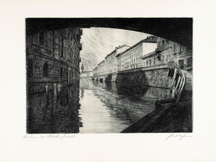  Guglielmo Baldassini  (1885 - 1952) : Lotto composto di 4 incisioni su Milano.  - Asta Arte Antica, Moderna e Contemporanea - Libreria Antiquaria Gonnelli - Casa d'Aste - Gonnelli Casa d'Aste