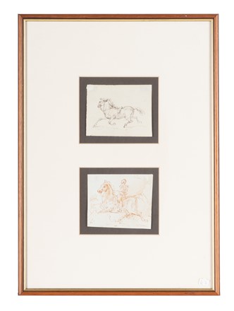  Emilio Lapi  (Firenze, 1822 - 1898) : Lotto composto di 6 disegni a tema ippico.  - Asta Arte Antica, Moderna e Contemporanea - Libreria Antiquaria Gonnelli - Casa d'Aste - Gonnelli Casa d'Aste