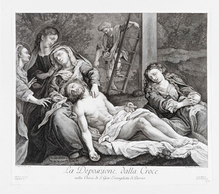  Paolo Toschi  (Parma, 1788 - 1854) : Quattro tavole dagli affreschi del Correggio nella Camera della Badessa, Monastero di San Paolo in Parma.  - Asta Arte Antica, Moderna e Contemporanea - Libreria Antiquaria Gonnelli - Casa d'Aste - Gonnelli Casa d'Aste
