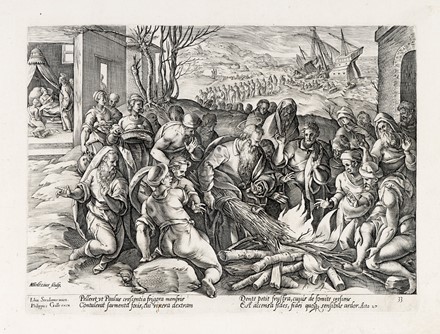  Hendrik Goltzius  (M�hlbracht,, 1558 - Haarlem,, 1617) : Giovanni de' Medici sconfitto a Parma.  - Asta Arte Antica, Moderna e Contemporanea - Libreria Antiquaria Gonnelli - Casa d'Aste - Gonnelli Casa d'Aste