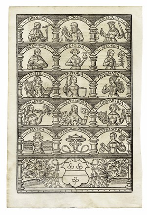  Barthelemy Chasseneuz (de)  (Issy-l'�v�que, 1480 - Aix-en-Provence, 1541), Guillaume II Le Roy  (attivo a Lione tra il 1494 e il 1529, ) : Undici tavole da Catalogus Gloriae Mundi.  - Asta Arte Antica, Moderna e Contemporanea - Libreria Antiquaria Gonnelli - Casa d'Aste - Gonnelli Casa d'Aste
