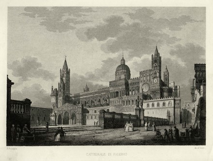  Bernardino Rosaspina  (Venezia, 1797 - Bologna, 1882) : Sette vedute di Palermo.  - Auction Arte Antica, Moderna e Contemporanea - Libreria Antiquaria Gonnelli - Casa d'Aste - Gonnelli Casa d'Aste