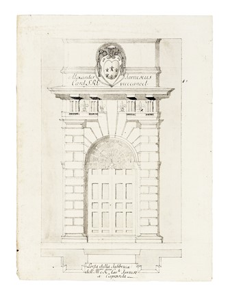  Anonimo del XVIII secolo : Raccolta di esercitazioni su architetture di Roma.  - Asta Arte Antica, Moderna e Contemporanea - Libreria Antiquaria Gonnelli - Casa d'Aste - Gonnelli Casa d'Aste