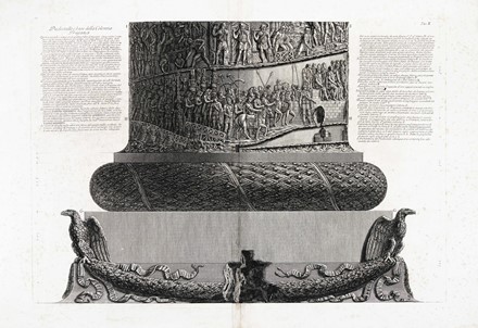  Giovanni Battista Piranesi  (Mogliano Veneto, 1720 - Roma, 1778) : Piedestallo e base della colonna Trajana.  - Asta Arte Antica, Moderna e Contemporanea - Libreria Antiquaria Gonnelli - Casa d'Aste - Gonnelli Casa d'Aste
