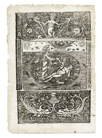  Giacomo Filippo Foresti  (Solto Collina, 1434 - Bergamo, 1520) : La Creazione di Eva / La Tentazione e la Cacciata di Adamo ed Eva dal Paradiso.  - Asta Arte Antica, Moderna e Contemporanea - Libreria Antiquaria Gonnelli - Casa d'Aste - Gonnelli Casa d'Aste