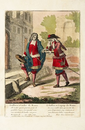 Carlo Lasinio  (Treviso, 1759 - Pisa, 1838) : Lotto di nove tavole con costumi popolari, sette da I costumi dei contadini della Toscana.  - Asta Arte Antica, Moderna e Contemporanea - Libreria Antiquaria Gonnelli - Casa d'Aste - Gonnelli Casa d'Aste