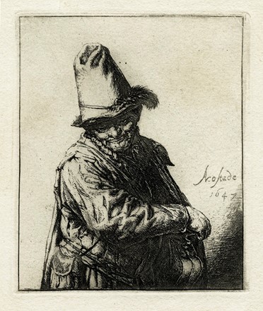  Adriaen (van) Ostade  (Haarlem,, 1610 - ivi, 1685) : Tre incisioni a tema popolare.  - Asta Arte Antica, Moderna e Contemporanea - Libreria Antiquaria Gonnelli - Casa d'Aste - Gonnelli Casa d'Aste