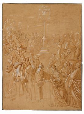 Disegni vari di scene laiche e religiose.  - Auction Prints and Drawings from XVI to XX century - Libreria Antiquaria Gonnelli - Casa d'Aste - Gonnelli Casa d'Aste