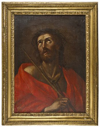  Italian school, 17th century : Cristo dolente  - Auction Photographs, Paintings and Sculptures - Libreria Antiquaria Gonnelli - Casa d'Aste - Gonnelli Casa d'Aste