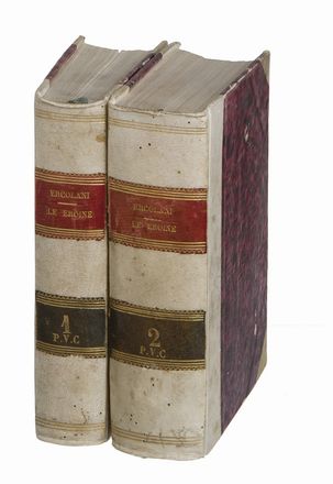  Ercolani Girolamo : Le eroine della solitudine sacra: overo vite d'alcune delle piu illustri romite sacre. Religione  - Auction BOOKS, MANUSCRIPTS AND AUTOGRAPHS - Libreria Antiquaria Gonnelli - Casa d'Aste - Gonnelli Casa d'Aste