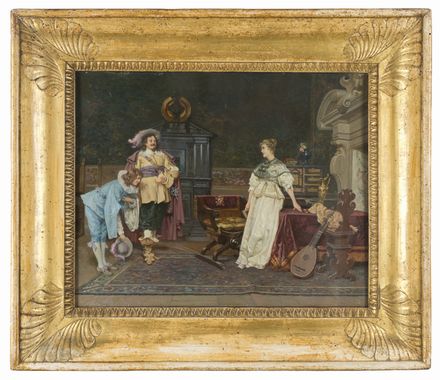 Scena galante  - Auction Photographs, Paintings and Sculptures - Libreria Antiquaria Gonnelli - Casa d'Aste - Gonnelli Casa d'Aste
