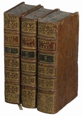  Vattel Emmerich (de) : Le droit des gens, ou Principes de la loi naturelle, appliques a la conduite & aux affaires des nations & des souverains. Diritto, Storia, Diritto e Politica  - Auction BOOKS, MANUSCRIPTS AND AUTOGRAPHS - Libreria Antiquaria Gonnelli - Casa d'Aste - Gonnelli Casa d'Aste