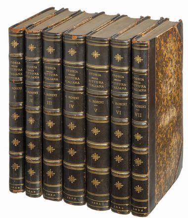  Rosini Giovanni : Storia della pittura italiana esposta coi monumenti ... Arte, Storia, Storia, Diritto e Politica  - Auction BOOKS, MANUSCRIPTS AND AUTOGRAPHS - Libreria Antiquaria Gonnelli - Casa d'Aste - Gonnelli Casa d'Aste