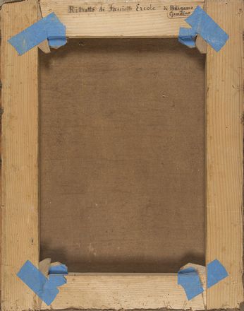  Scuola italiana del XIX secolo : Ritratto di giovane uomo  - Asta Fotografie, Dipinti e Sculture - Libreria Antiquaria Gonnelli - Casa d'Aste - Gonnelli Casa d'Aste