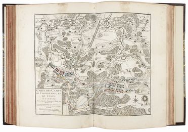  Beaurain Jean De : Histoire militaire de Flandre, depuis l?année 1690 jusqu?en 1694 inclusivement; qui comprend le détail des marches, campemens, batailles, siéges et mouvemens des armées du Roi ...  - Asta Libri, Manoscritti e Autografi - Libreria Antiquaria Gonnelli - Casa d'Aste - Gonnelli Casa d'Aste