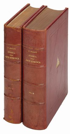  Ducati Pericle : Storia dell'arte etrusca. Arte  - Auction BOOKS, MANUSCRIPTS AND AUTOGRAPHS - Libreria Antiquaria Gonnelli - Casa d'Aste - Gonnelli Casa d'Aste