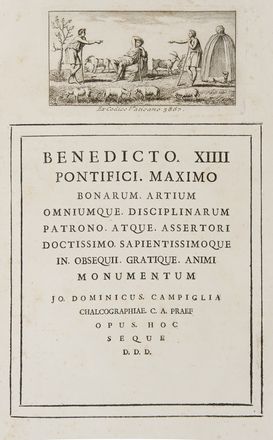  Bartoli Pietro Santi : Antiquissimi Virgiliani codicis fragmenta et picturae ex Bibliotheca Vaticana ad priscas imaginum formas a Petro Sancte Bartholi incisae.  Publius Vergilius Maro  - Asta Libri, Manoscritti e Autografi - Libreria Antiquaria Gonnelli - Casa d'Aste - Gonnelli Casa d'Aste