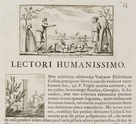  Bartoli Pietro Santi : Antiquissimi Virgiliani codicis fragmenta et picturae ex Bibliotheca Vaticana ad priscas imaginum formas a Petro Sancte Bartholi incisae.  Publius Vergilius Maro  - Asta Libri, Manoscritti e Autografi - Libreria Antiquaria Gonnelli - Casa d'Aste - Gonnelli Casa d'Aste