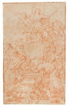  Giuseppe Maria Mitelli  (Bologna, 1634 - 1718) : L'assunzione della Vergine.  - Asta STAMPE E DISEGNI DAL XVI AL XX SECOLO - Libreria Antiquaria Gonnelli - Casa d'Aste - Gonnelli Casa d'Aste