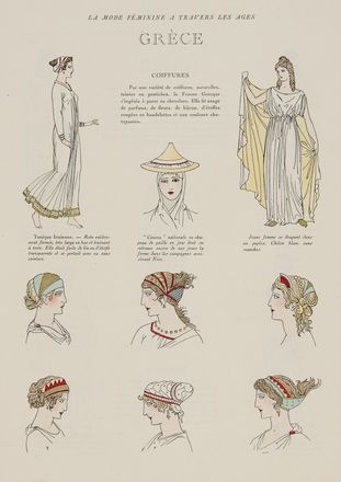  Rouit Huguette : Feminine fashions past and present. All about women's wear from the earliest times to our days. Dresses and patterns, materials, hats, headdresses, jewellery, shoes, combs ...  - Asta Libri, Manoscritti e Autografi - Libreria Antiquaria Gonnelli - Casa d'Aste - Gonnelli Casa d'Aste