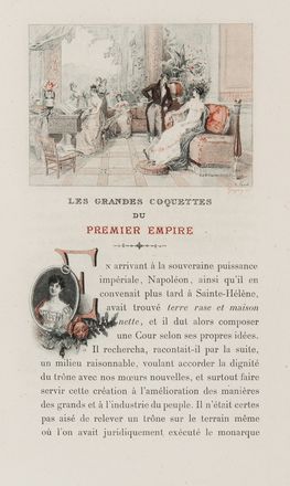  Uzanne Octave : La Française du siecle. Modes, moeurs, usages.  Albert Lynch, Eugéne Gaujean  - Asta Libri, Manoscritti e Autografi - Libreria Antiquaria Gonnelli - Casa d'Aste - Gonnelli Casa d'Aste