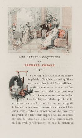  Uzanne Octave : La Française du siecle. Modes, moeurs, usages.  Albert Lynch, Eugne Gaujean  - Asta Libri, Manoscritti e Autografi - Libreria Antiquaria Gonnelli - Casa d'Aste - Gonnelli Casa d'Aste