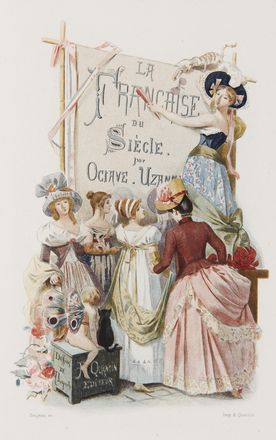  Uzanne Octave : La Française du siecle. Modes, moeurs, usages.  Albert Lynch, Eugéne Gaujean  - Asta Libri, Manoscritti e Autografi - Libreria Antiquaria Gonnelli - Casa d'Aste - Gonnelli Casa d'Aste