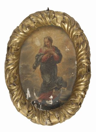  Italian school, 17th century : Immacolata Concezione  - Auction Photographs, Paintings and Sculptures - Libreria Antiquaria Gonnelli - Casa d'Aste - Gonnelli Casa d'Aste