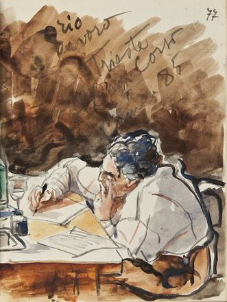  Anselmo Bucci  (Fossombrone, 1887 - Monza, 1955) : Il Giro d'Italia del 1939.  - Asta STAMPE E DISEGNI DAL XVI AL XX SECOLO - Libreria Antiquaria Gonnelli - Casa d'Aste - Gonnelli Casa d'Aste