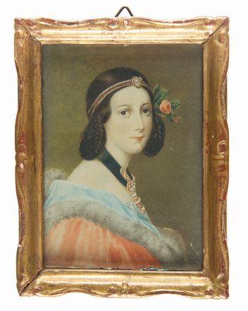 Ritratto di giovane donna  - Auction Photographs, Paintings and Sculptures - Libreria Antiquaria Gonnelli - Casa d'Aste - Gonnelli Casa d'Aste
