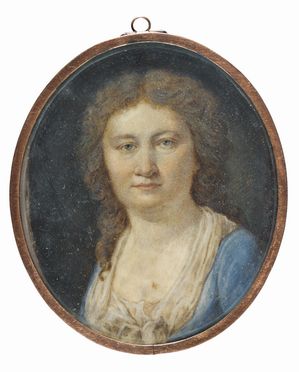  Scuola europea del XVIII secolo : Ritratto di dama  - Asta Fotografie, Dipinti e Sculture - Libreria Antiquaria Gonnelli - Casa d'Aste - Gonnelli Casa d'Aste