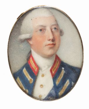  English school, 18th century : Ritratto di giovane ufficiale  - Auction Photographs, Paintings and Sculptures - Libreria Antiquaria Gonnelli - Casa d'Aste - Gonnelli Casa d'Aste
