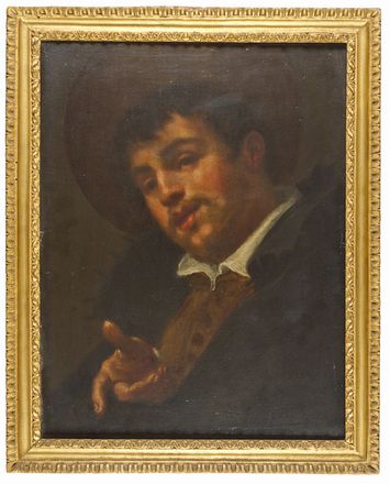 Scuola europea del XVII secolo : Ritratto di giovane uomo  - Asta Fotografie, Dipinti e Sculture - Libreria Antiquaria Gonnelli - Casa d'Aste - Gonnelli Casa d'Aste