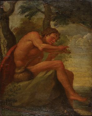  Italian school, 17th century : Polifemo  - Auction Photographs, Paintings and Sculptures - Libreria Antiquaria Gonnelli - Casa d'Aste - Gonnelli Casa d'Aste