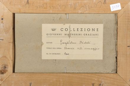  Guglielmo Micheli  (Livorno, 1866 - 1926) : Barche all'ormeggio  - Auction Photographs, Paintings and Sculptures - Libreria Antiquaria Gonnelli - Casa d'Aste - Gonnelli Casa d'Aste