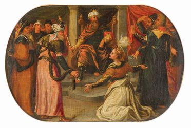 a) Sposalizio mistico di Santa Caterina  - Auction Photographs, Paintings and Sculptures - Libreria Antiquaria Gonnelli - Casa d'Aste - Gonnelli Casa d'Aste