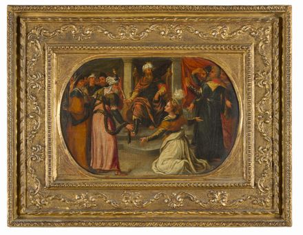 a) Sposalizio mistico di Santa Caterina  - Auction Photographs, Paintings and Sculptures - Libreria Antiquaria Gonnelli - Casa d'Aste - Gonnelli Casa d'Aste