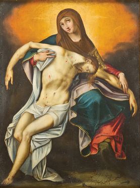  Italian school, 16th century : Deposizione  - Auction Photographs, Paintings and Sculptures - Libreria Antiquaria Gonnelli - Casa d'Aste - Gonnelli Casa d'Aste