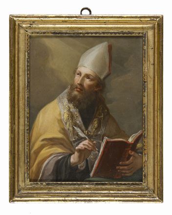  Scuola veneta della seconda met&agrave; del XVII secolo : Sant'Ambrogio  - Asta Fotografie, Dipinti e Sculture - Libreria Antiquaria Gonnelli - Casa d'Aste - Gonnelli Casa d'Aste