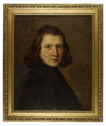  Pelagio Palagi  (Bologna, 1775 - Torino, 1860) : Ritratto di Franz Liszt (?)  - Asta Fotografie, Dipinti e Sculture - Libreria Antiquaria Gonnelli - Casa d'Aste - Gonnelli Casa d'Aste