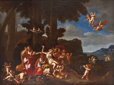  Scuola italiana della seconda met&agrave; del XVII secolo : Il mito d'Europa  - Asta Fotografie, Dipinti e Sculture - Libreria Antiquaria Gonnelli - Casa d'Aste - Gonnelli Casa d'Aste