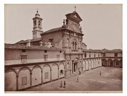 Panorama del convento della Certosa.  - Asta Fotografie, Dipinti e Sculture - Libreria Antiquaria Gonnelli - Casa d'Aste - Gonnelli Casa d'Aste