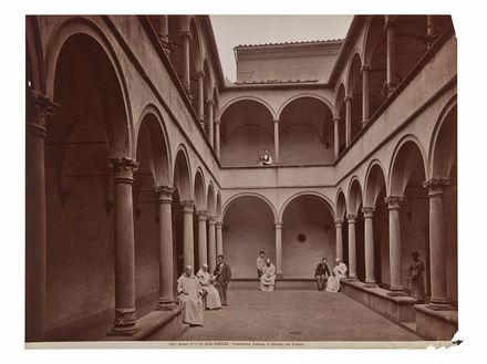 Panorama del convento della Certosa.  - Asta Fotografie, Dipinti e Sculture - Libreria Antiquaria Gonnelli - Casa d'Aste - Gonnelli Casa d'Aste