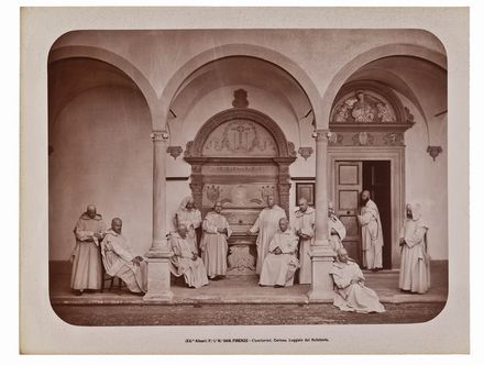 Panorama del convento della Certosa.  - Asta Fotografie, Dipinti e Sculture - Libreria Antiquaria Gonnelli - Casa d'Aste - Gonnelli Casa d'Aste