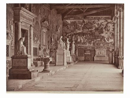 Camposanto. Interno della galleria est.  - Auction Photographs, Paintings and Sculptures - Libreria Antiquaria Gonnelli - Casa d'Aste - Gonnelli Casa d'Aste