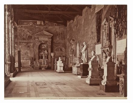 Camposanto. Interno della galleria est.  - Auction Photographs, Paintings and Sculptures - Libreria Antiquaria Gonnelli - Casa d'Aste - Gonnelli Casa d'Aste