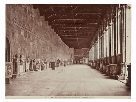 Camposanto. Interno della galleria est.  - Auction Photographs, Paintings and Sculptures - Libreria Antiquaria Gonnelli - Casa d'Aste - Gonnelli Casa d'Aste